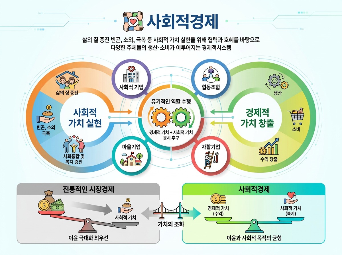 사회적경제 시스템 개념도